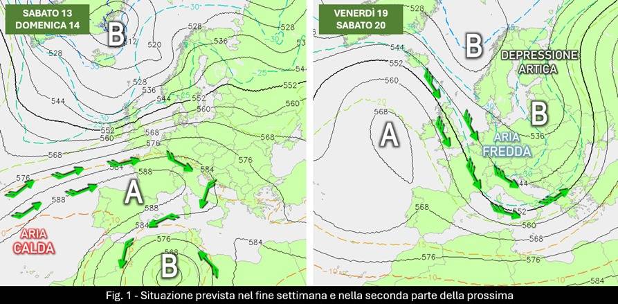 Situazione attesa periodo 13-20 aprile 2024