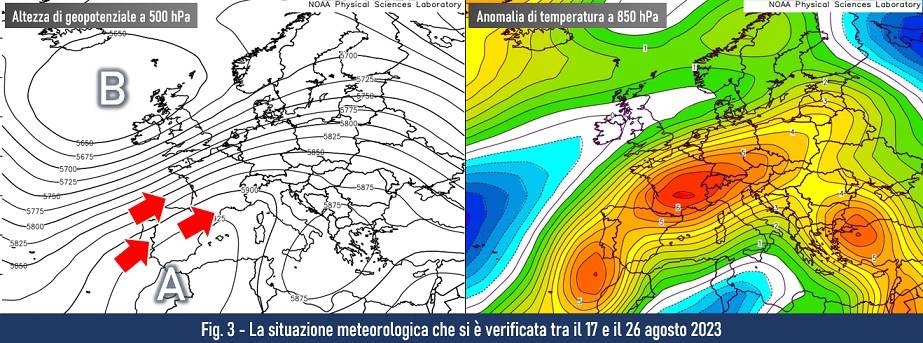 Situazione che si è verificata tra il 17 e il 26 agosto 2023