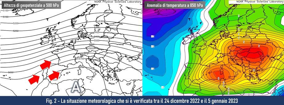 Situazione che si è verificata tra il 24 dicembre 2022 e il 5 gennaio 2023