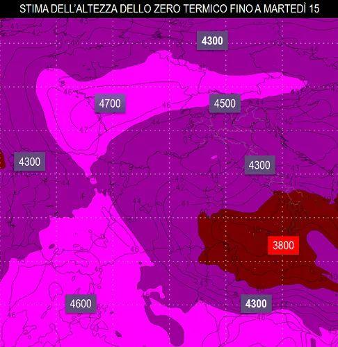 Zero termico 15 Settembre