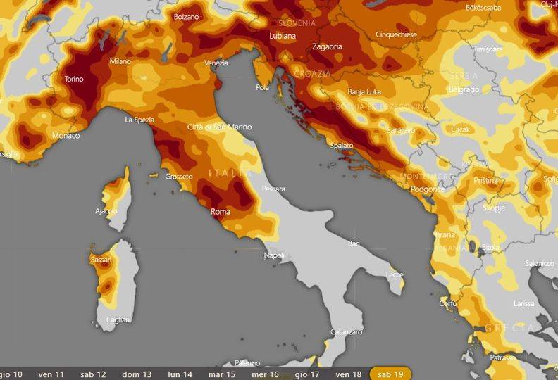 Siccità in Italia a Marzo 2022