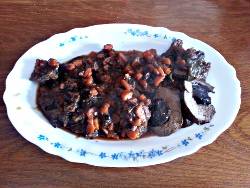 Arrosto con prugne