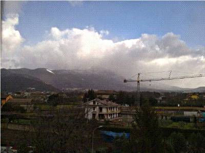 Bufera di neve a Calvanico