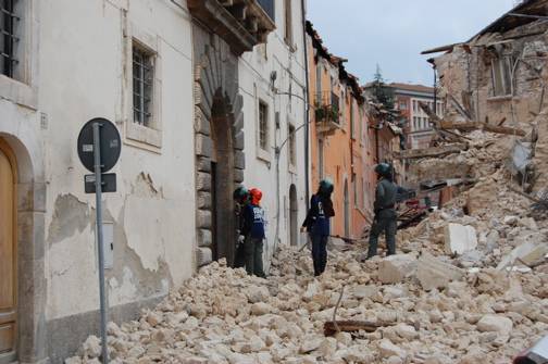 Danni terremoto in Abruzzo (L'Aquila)
