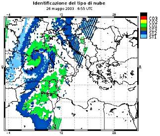 Identificazione del tipo di nube