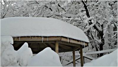 L'emozione di una forte nevicata...