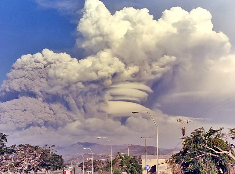 L'eruzione del vulcano Pinatubo