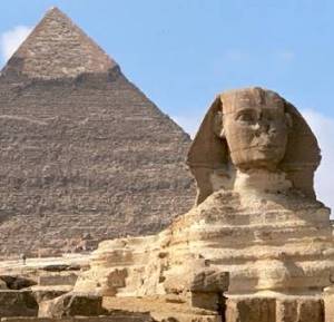 Le piramidi d'Egitto e la sfinge