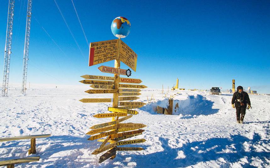 La famosa stazione meteo di Vostok in Antartide