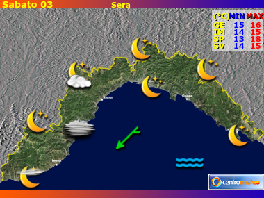 Previsioni del Tempo Liguria, mappa 4