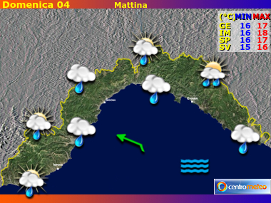 Previsioni del Tempo Liguria, mappa 2