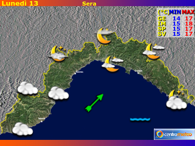Previsioni del Tempo Liguria, mappa 3