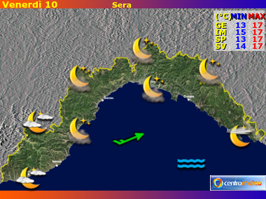 Previsioni del Tempo Liguria, mappa 2