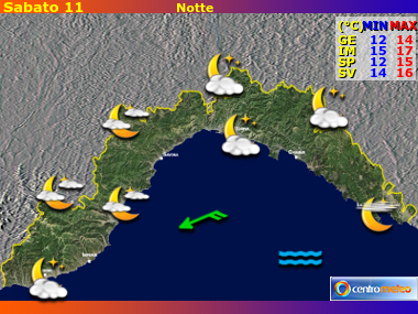 Previsioni del Tempo Liguria, mappa 4