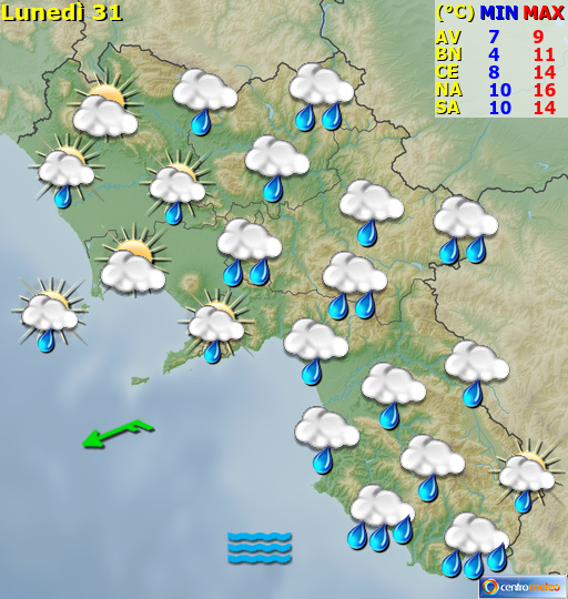 Previsioni Meteo Campania