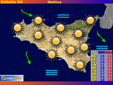Previsioni del Tempo Sicilia, mappa 2