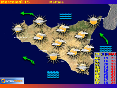 Previsioni del Tempo Sicilia, mappa 4