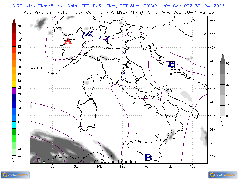 MSLP-3hPrec