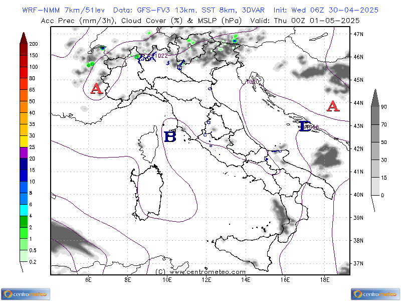 MSLP-3hPrec