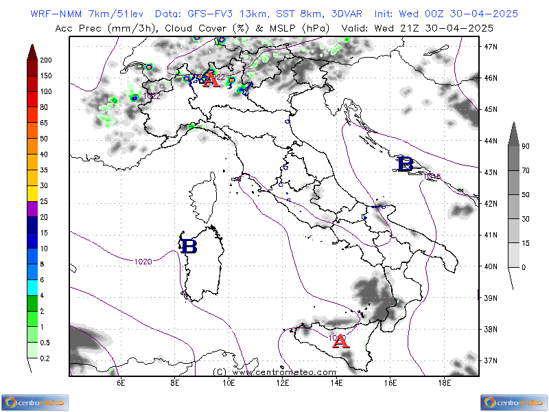 MSLP-3hPrec