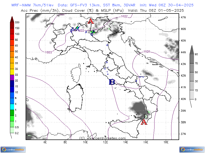 MSLP-3hPrec