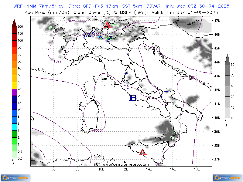 MSLP-3hPrec