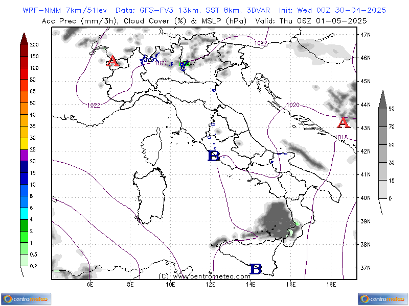 MSLP-3hPrec