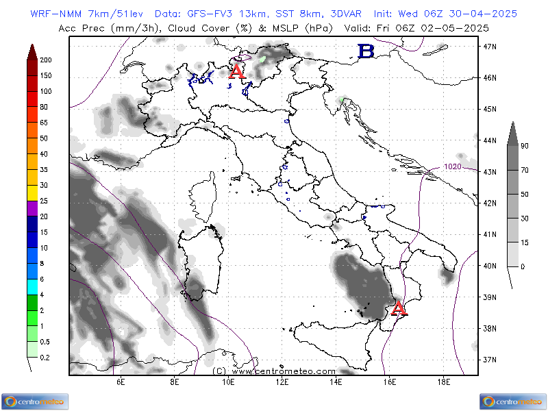 MSLP-3hPrec