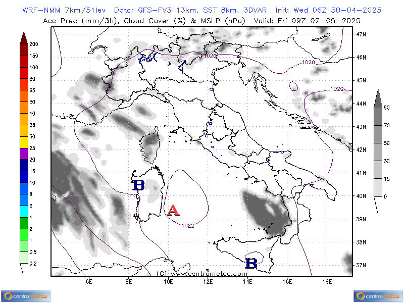 MSLP-3hPrec