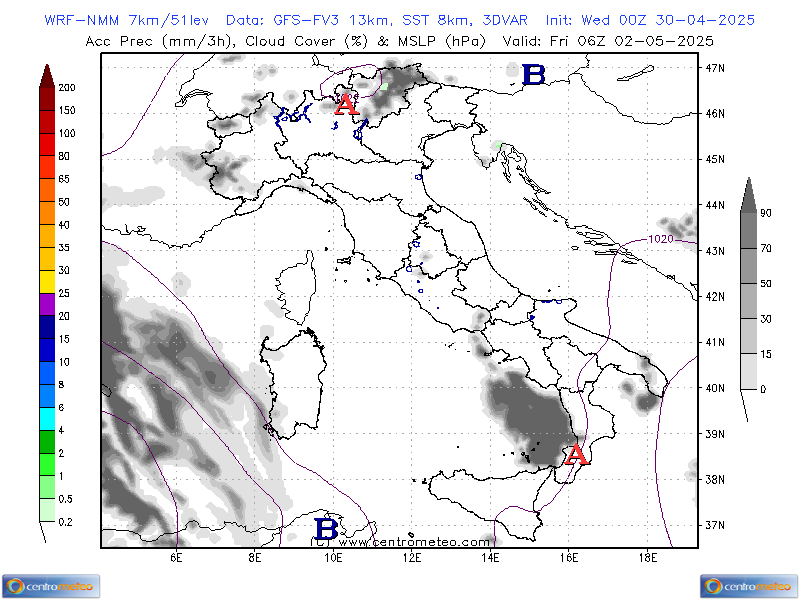 MSLP-3hPrec