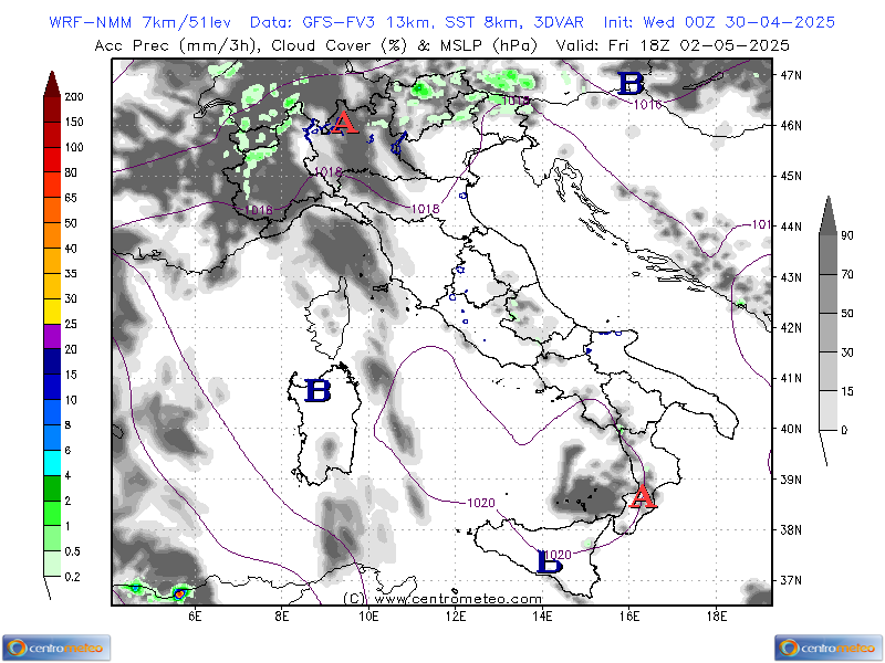 MSLP-3hPrec