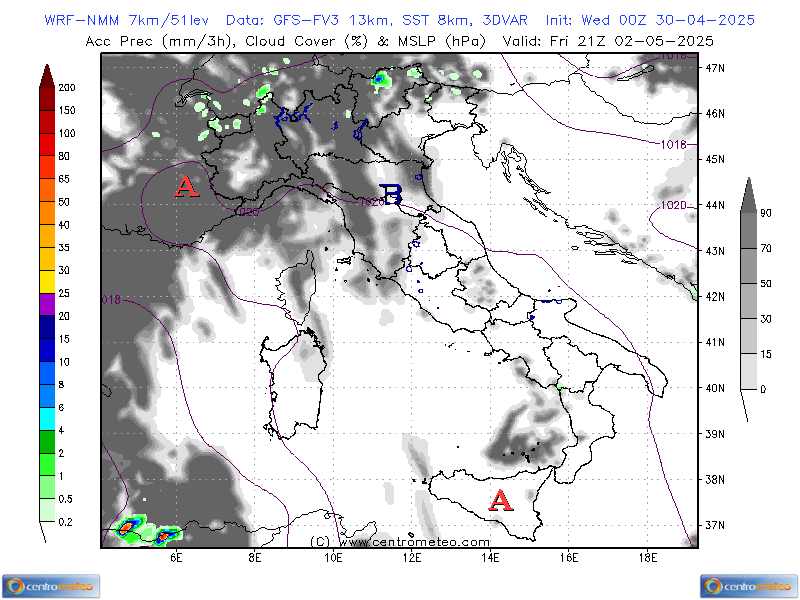 MSLP-3hPrec