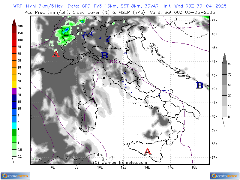 MSLP-3hPrec