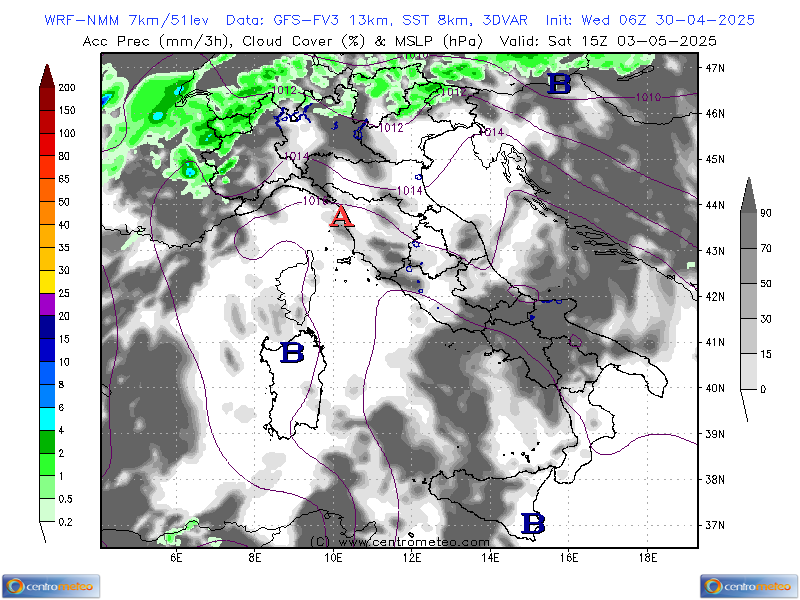 MSLP-3hPrec