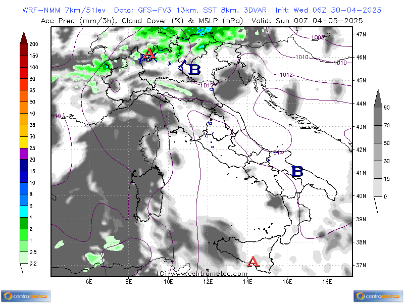 MSLP-3hPrec