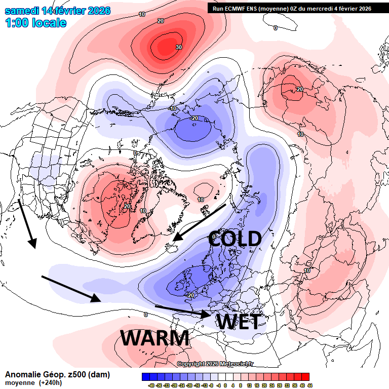 Aria Atlantica verso il Mediterraneo
