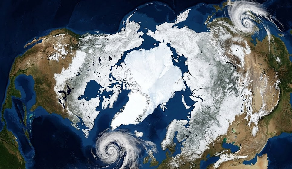 Immagine satellitare Mediterraneo